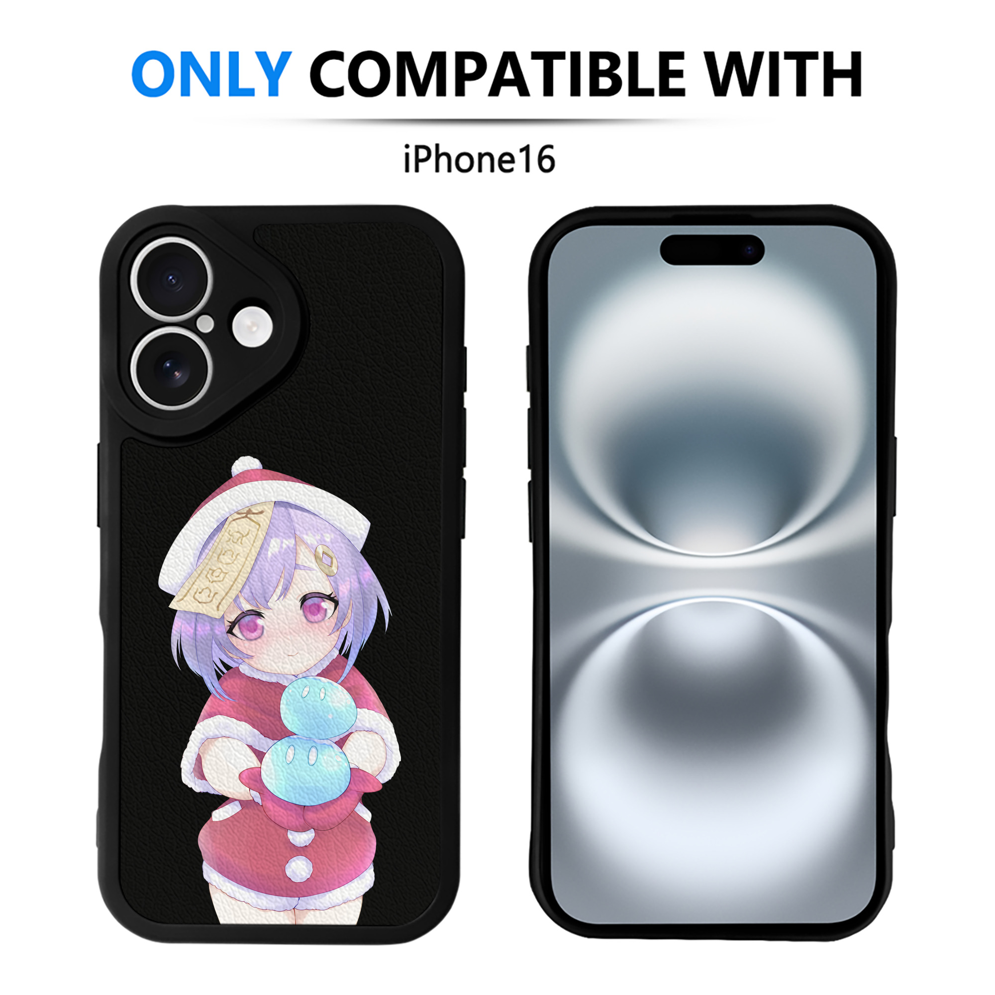 げんし神 七七 なな  genshin Nana 【iPhone 16シリーズ対応】シリコンスマホケース（レザー調） 材質：シリコン